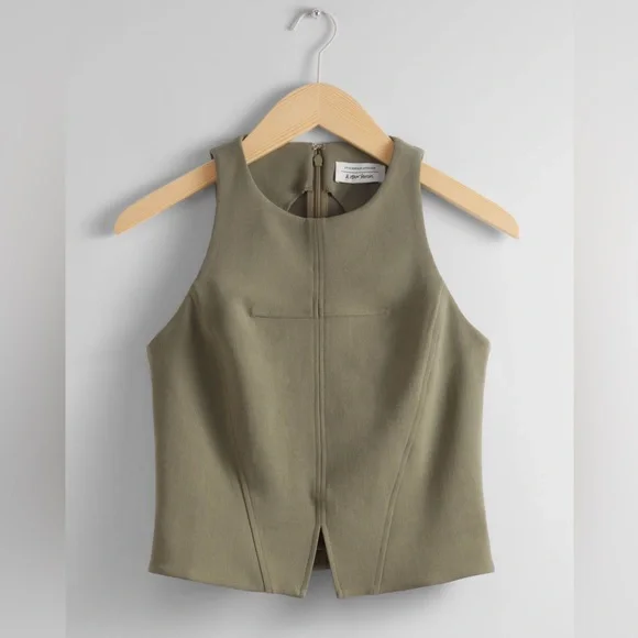 & Other Stories Tailored Tank Top - Picture 1 of 10